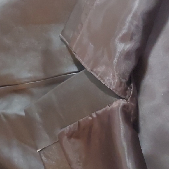 Jacyln Smith Brown Leather Skirt - Women's Size 12 - Picture 12 of 14